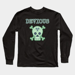 Devious Skull And Crossbones Long Sleeve T-Shirt